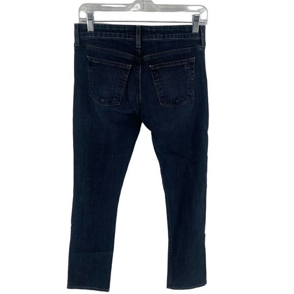 David Kahn Women's Taper Leg Jeans Mid Rise Denim 5 Pocket Indigo Size 26 - Picture 4 of 13